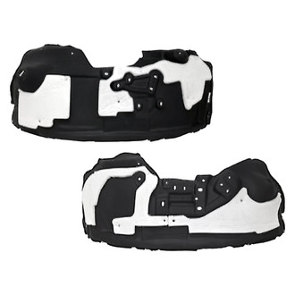Alzare® - Front Driver and Passenger Side Fender Liner Set (CAPA Certified)