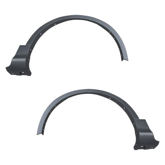 Alzare® - Front Driver and Passenger Side Wheel Arch Molding Set (Standard Line)