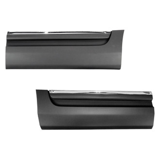Alzare® - Rear Driver and Passenger Side Door Molding Set (Standard Line)