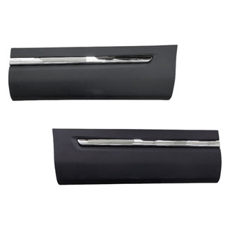 Alzare® - Rear Driver and Passenger Side Door Molding Set (Standard Line)