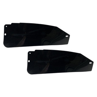 Alzare® - Rear Forward Driver and Passenger Side Fender Splash Shield Set (Standard Line)