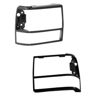 Alzare® - Driver and Passenger Side Headlight Bezel Set (Standard Line)