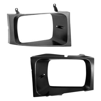 Alzare® - Driver and Passenger Side Headlight Bezel Set (Standard Line)