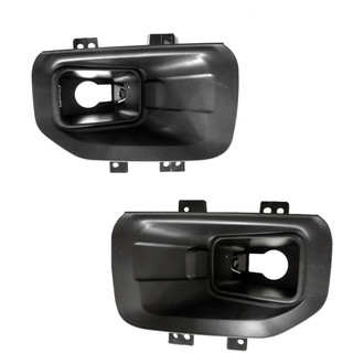 Alzare® - Front Driver and Passenger Side Fog Light Bracket Set (Standard Line)
