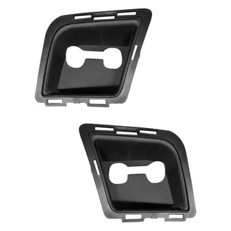 Alzare® - Front Driver and Passenger Side Tow Hook Cover Set (Standard Line)
