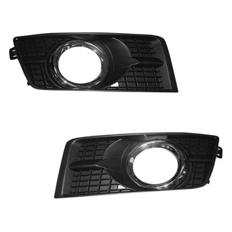 Alzare® - Front Driver and Passenger Side Fog Light Bezel Set (Standard Line)