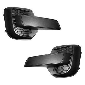 Alzare® - Front Driver and Passenger Side Fog Light Cover Set (Standard Line)