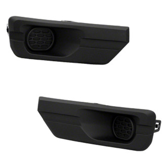 Alzare® - Front Lower Driver and Passenger Side Fog Light Cover Set (Standard Line)