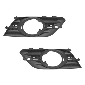 Alzare® - Front Driver and Passenger Side Fog Light Bezel Set (Standard Line)