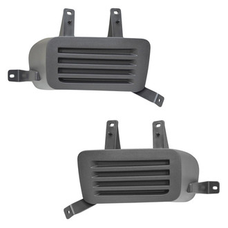 Alzare® - Front Driver and Passenger Side Fog Light Cover Set (Standard Line)