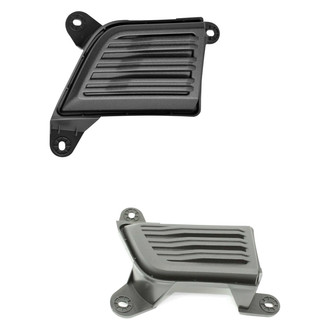 Alzare® - Front Driver and Passenger Side Fog Light Cover Set (CAPA Certified)