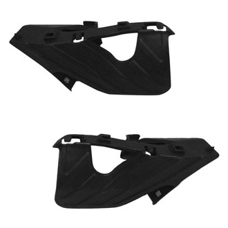 Alzare® - Front Upper Driver and Passenger Side Bumper Cover Support Set (Standard Line)