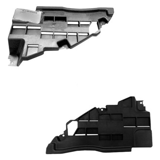 Alzare® - Front Driver and Passenger Side Bumper Cover Support Filler Bracket Set (CAPA Certified)