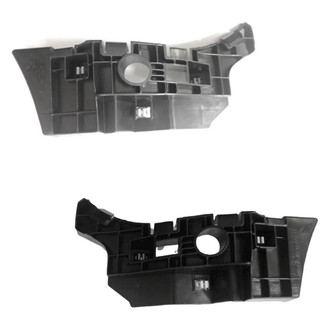 Alzare® - Front Driver and Passenger Side Bumper Cover Retainer Set (CAPA Certified)
