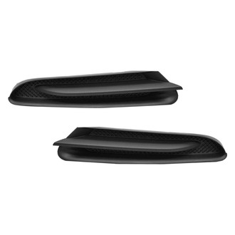 Alzare® - Front Upper Driver and Passenger Side Bumper Cover Molding Set (Standard Line)