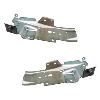 Alzare® - Front Inner Driver and Passenger Side Bumper Support Set (CAPA Certified)