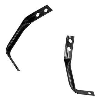 Alzare® - Front Outer Driver and Passenger Side Bumper Impact Bar Brace Set (CAPA Certified)