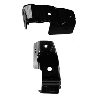 Alzare® - Front Outer Driver and Passenger Side Bumper Bracket Set (CAPA Certified)