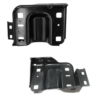 Alzare® - Front Driver and Passenger Side Bumper Mounting Bracket Set (CAPA Certified)