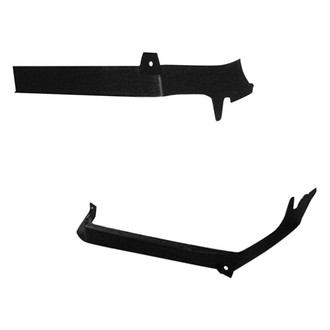 Alzare® - Front Upper Driver and Passenger Side Bumper Filler Set (Standard Line)