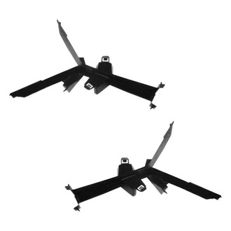 Alzare® - Front Driver and Passenger Side Bumper Filler Set (Standard Line)