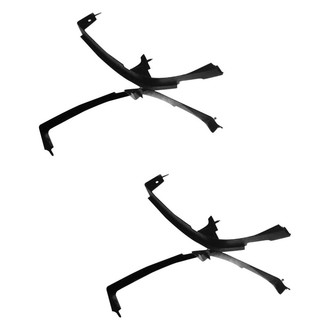 Alzare® - Front Outer Driver and Passenger Side Bumper Filler Set (Standard Line)