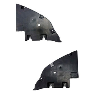 Alzare® - Front Outer Driver and Passenger Side Bumper To Body Filler Panel Set (Standard Line)