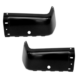 Alzare® - Rear Driver and Passenger Side Bumper End Set (Standard Line)