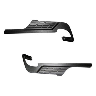 Alzare® - Rear Outer Driver and Passenger Side Bumper Step Pad Set (CAPA Certified)