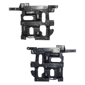 Alzare® - Driver and Passenger Side Headlight Support Set (CAPA Certified)