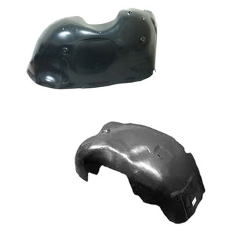 Alzare® - Front Driver and Passenger Side Fender Liner Set (CAPA Certified)