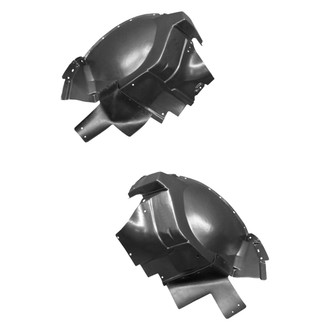 Alzare® - Front Forward Driver and Passenger Side Fender Liner Set (CAPA Certified)