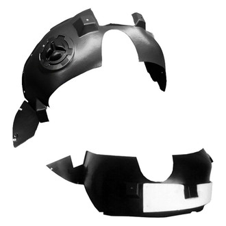 Alzare® - Front Driver and Passenger Side Fender Liner Set (CAPA Certified)