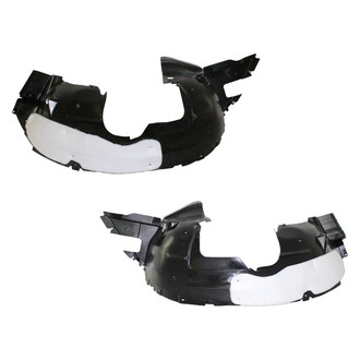 Alzare® - Front Driver and Passenger Side Fender Liner Set (CAPA Certified)