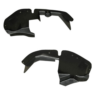 Alzare® - Front Driver and Passenger Side Fender Splash Shield Set (Standard Line)