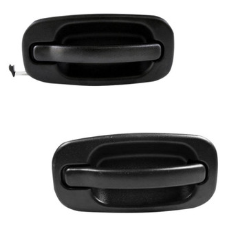 Alzare® - Rear Driver and Passenger Side Exterior Door Handle Set (Standard Line)