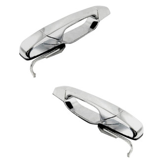 Alzare® - Rear Driver and Passenger Side Exterior Door Handle Set (Standard Line)