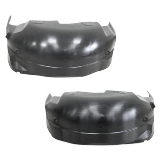 Alzare® - Rear Driver and Passenger Side Fender Liner Set (CAPA Certified)