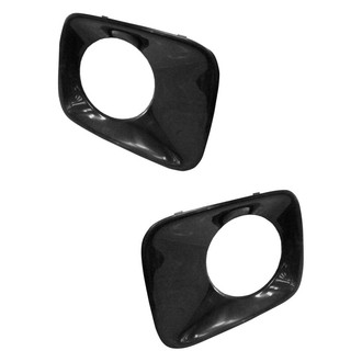 Alzare® - Front Driver and Passenger Side Fog Light Bezel Set (Standard Line)