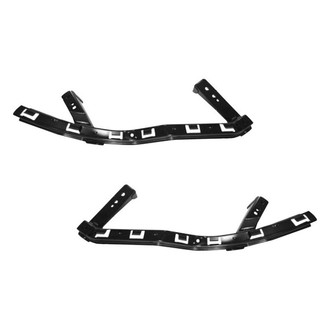 Alzare® - Front Upper Driver and Passenger Side Bumper Cover Support Rail Set (Standard Line)