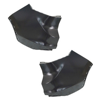 Alzare® - Rear Upper Driver and Passenger Side Bumper End Set (CAPA Certified)
