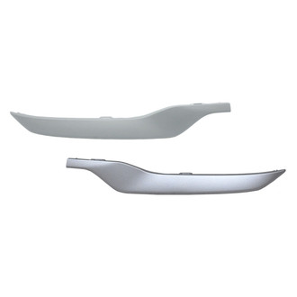 Alzare® - Rear Lower Driver and Passenger Side Bumper Cover Molding Set (Standard Line)