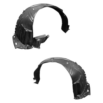 Alzare® - Front Driver and Passenger Side Fender Liner Set (CAPA Certified)