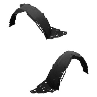 Alzare® - Front Driver and Passenger Side Fender Liner Set (CAPA Certified)
