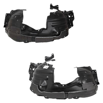 Alzare® - Front Driver and Passenger Side Fender Liner Set (CAPA Certified)