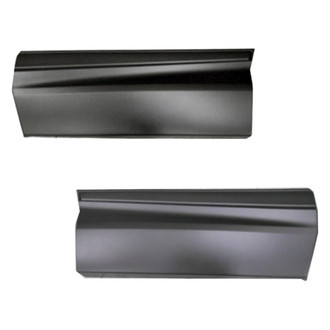 Alzare® - Rear Lower Driver and Passenger Side Door Molding Set (Standard Line)