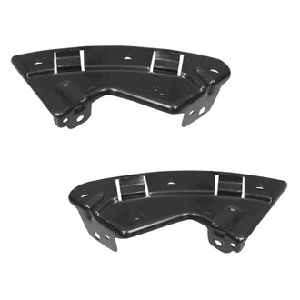 Alzare® - Front Upper Driver and Passenger Side Bumper Cover Bracket Set (Standard Line)