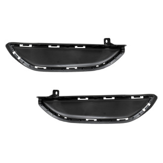 Alzare® - Front Lower Driver and Passenger Side Bumper Insert Set (Standard Line)