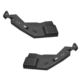 Alzare® - Front Upper Driver and Passenger Side Bumper Cover Bracket Set (Standard Line)