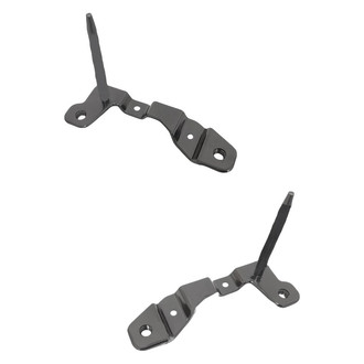 Alzare® - Rear Driver and Passenger Side Bumper Mounting Bracket Set (CAPA Certified)